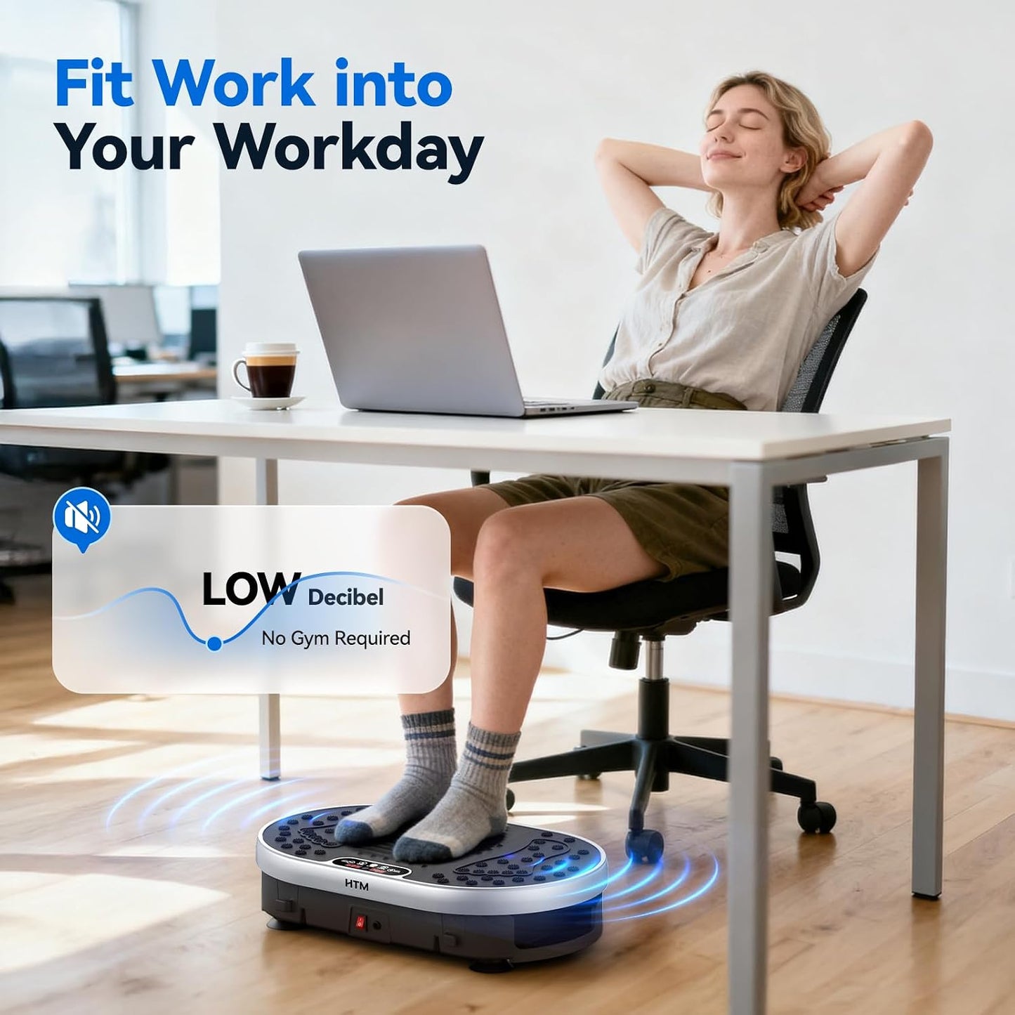 Vibration Plate Exercise Machine, 9 Modes & 120 Speeds, Body Shake Plate with Resistance Bands Slot & Remote Control, Shake Board for Weight Loss Fat Burner Home Fitness Workout